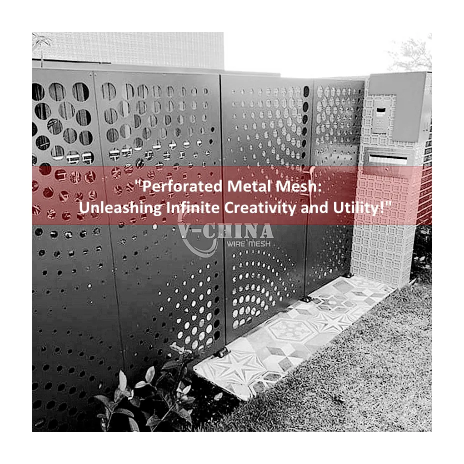 Panel de fachada de aluminio de acero inoxidable 304 316 con agujero redondo escalonado malla metálica perforada
