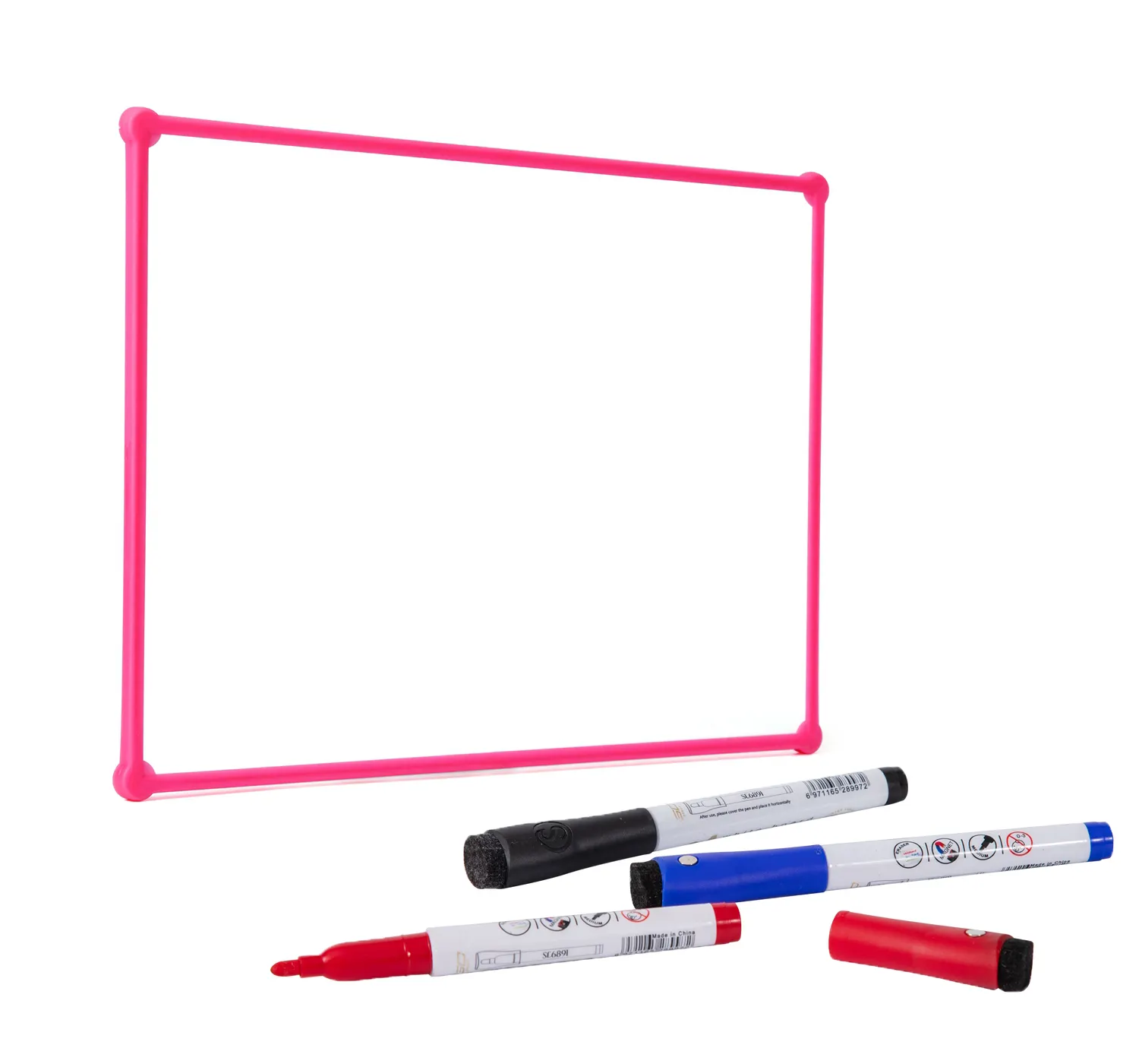 Top Mode geeignet für Kühlschrank doppelseitige schwarze rosa trockene Löschung magnetische Whiteboard blanko trockene Löschung Whiteboard