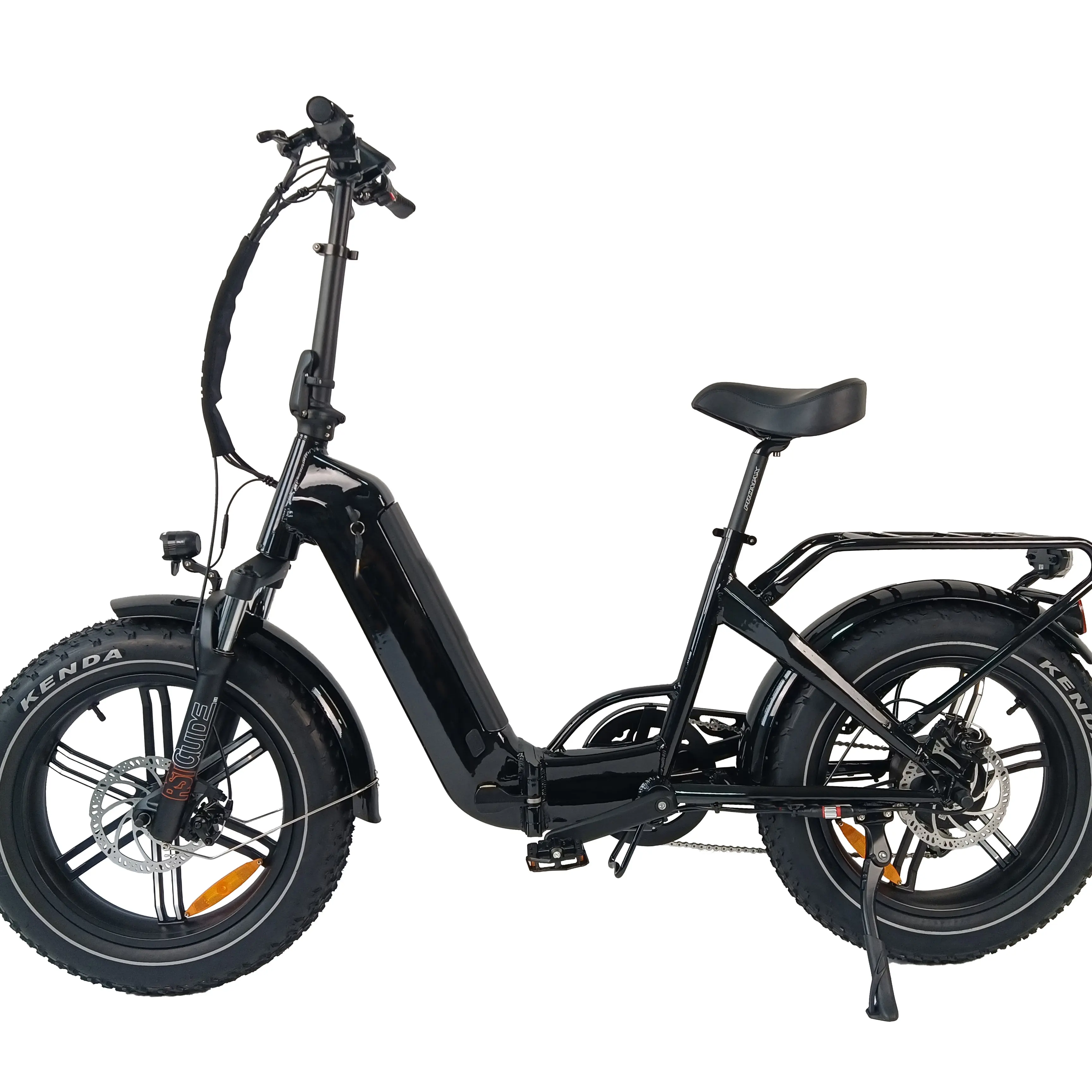 Queene/New 20inch chất béo lốp xe đạp điện 48V 500W Hidden pin gấp thành phố Ebike Đạp Hỗ trợ xe đạp điện CE