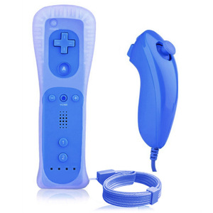 Wii標準モデルゲームジョイスティック左右ハンドルストレート & カーブシリコンカバー鶏脚手ロープコントローラ - Product Image 3