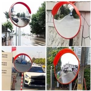 Custom Outdoor 45CM Reflector Glass PC Acrylic Polycarbonate Convex and <strong>Concave</strong> Parabolic Traffic <strong>Security</strong> <strong>Mirror</strong>