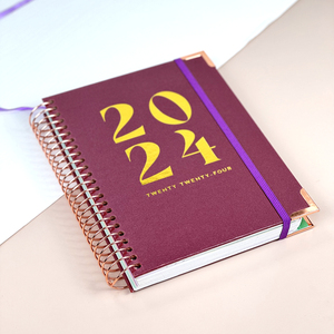 Tùy chỉnh in xoắn ốc điều dưỡng kế hoạch chương trình nghị sự <span class=keywords><strong>2025</strong></span> in ấn - Product Image 1