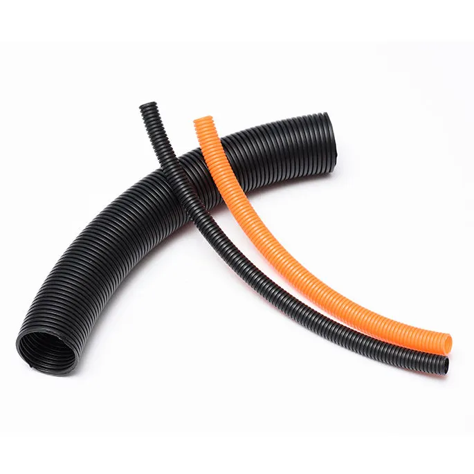 Tubo flexível e acessórios Canalização flexível ondulada do PVC Canalização plástica flexível Canalização rígida