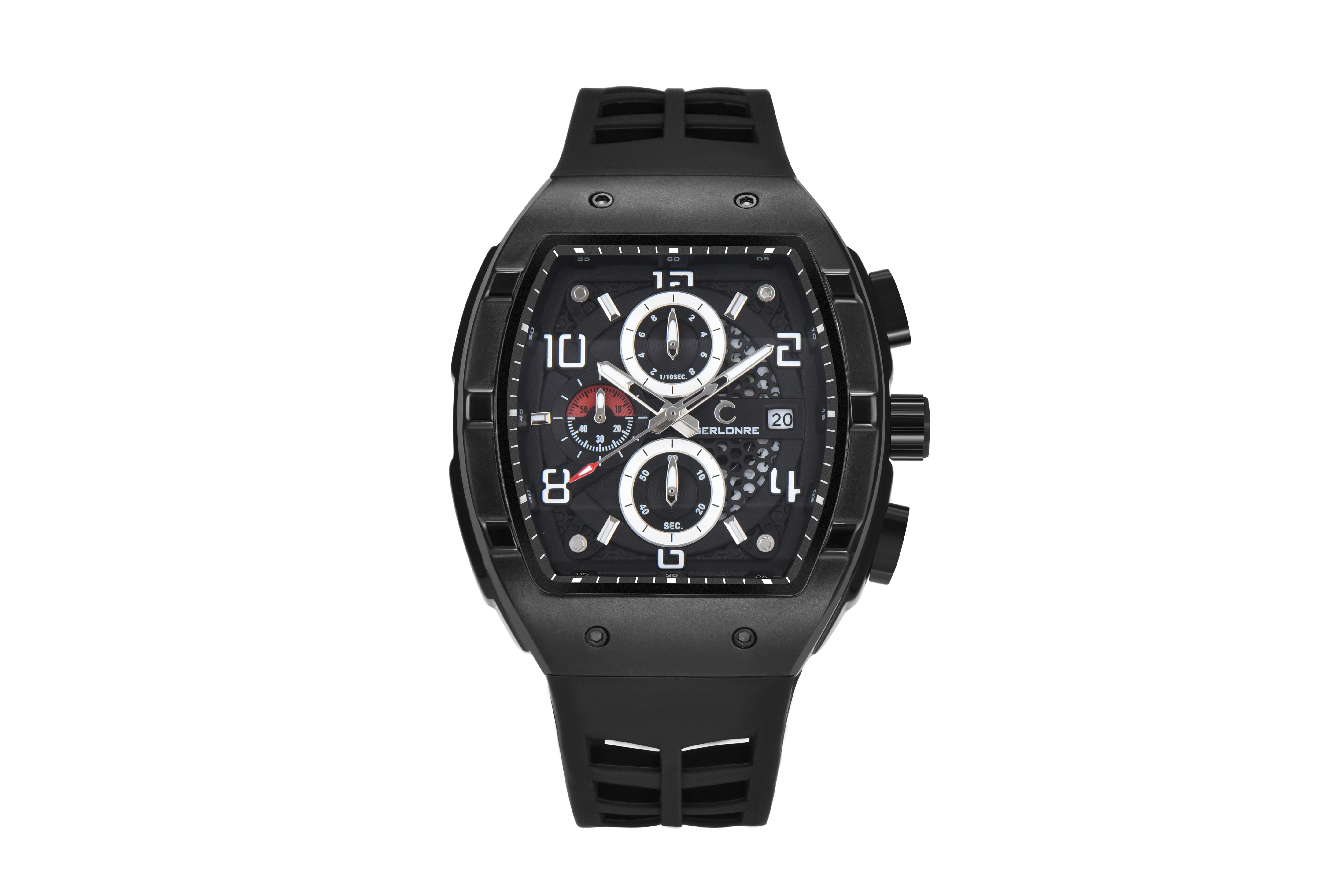 Caja negra y correa negra