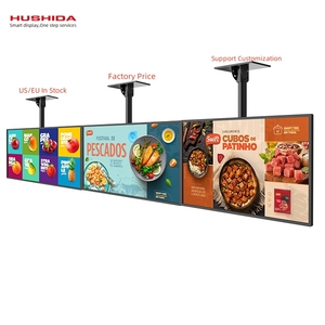Restaurant Indoor 32 43 50 55 Inch Lcd Advertising Display HD Screen Android Windows System <strong>Digital</strong> Menu Board for Restaurants - Product Image 1