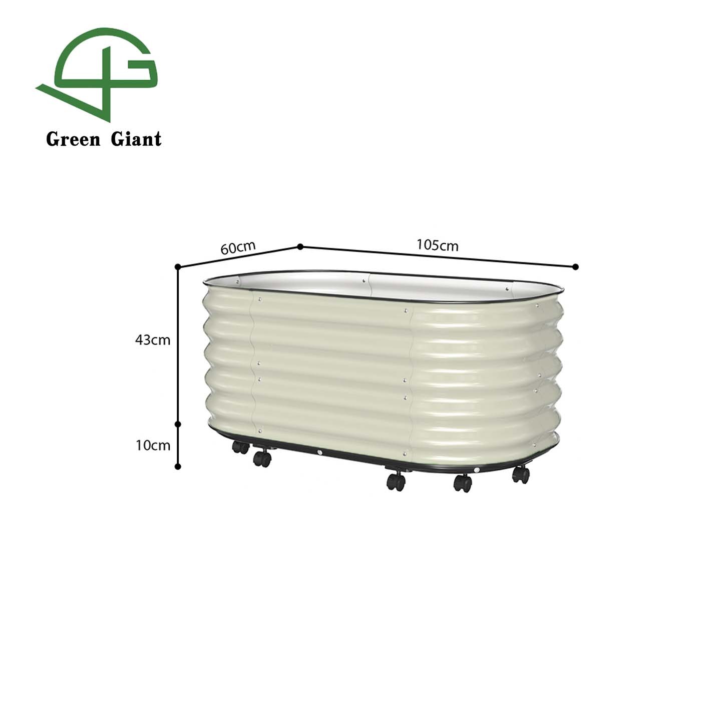 White 105x60x53cm
