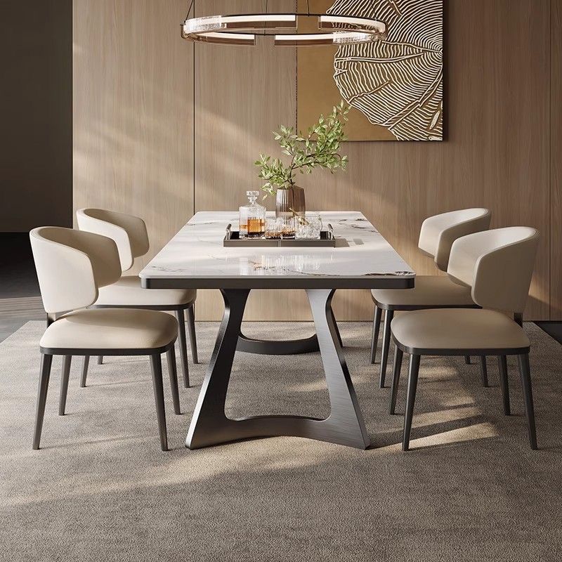 2.0 x 0.9 meter stainless steel dining table (customizable)