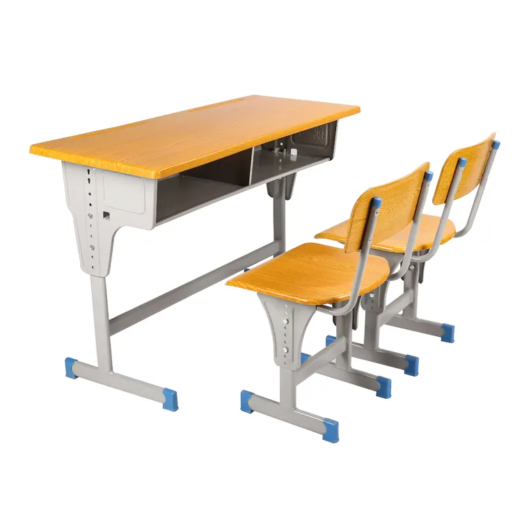 Novo produto gaveta de estudar, para estudantes barato crianças conjunto de mesa escolar e cadeira