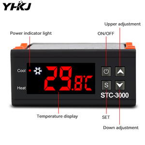 STC-3000 LED Digital Thermostat Temperatur regler Thermo regulator Relais Heizung Kühlung für Inkubator AC 110-220V NTC - Product Image 4