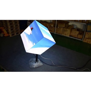 3D Dynamic <span class=keywords><strong>LED</strong></span> <span class=keywords><strong>Display</strong></span> Box P3 576x576 para uso indoor e ao ar livre-Retail Light <span class=keywords><strong>Cube</strong></span>