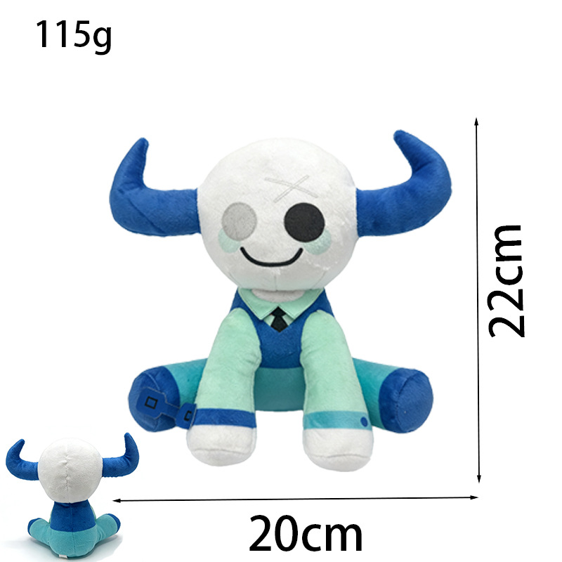 Toro de cuernos azules