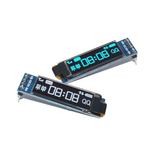 0,91-Zoll-OLED-Modul 0,91 "Weiß/Blau 128 X32 OLED-LCD-LED-Anzeige modul IIC-Kommunikation für Ardunio - Product Image 1