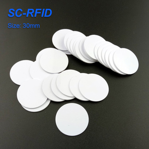 工厂批发高品质NFC硬币与NFC标签芯片PVC NFC 213 215空白白色硬币卡游戏 - Product Image 1