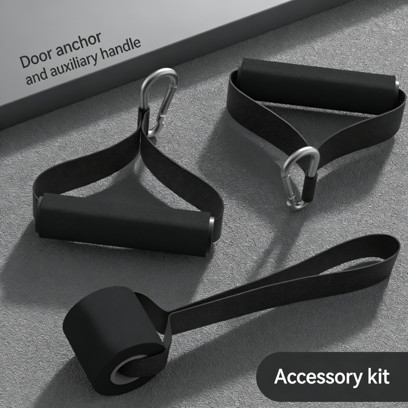 Accessory Kit: Resistance Band Handle + Door Anchor + Carabiner