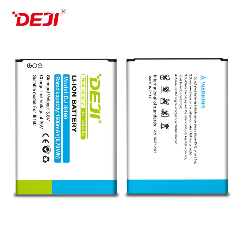 DEJI eb425samsung lu i8160 şarj edilebilir pil için samsung /Galaxy Ace 2 s3 mini NFC