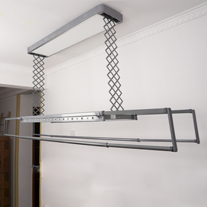Smart Retractable Ceiling Drying Rack With Wireless Control with Factory Price