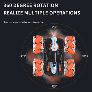 ของเล่นรถผาดโผน4WD สองด้านสำหรับเด็ก360หมุนได้2.4กรัมตรวจจับ360 RC หมุนได้2.4กรัม - Product Image 6