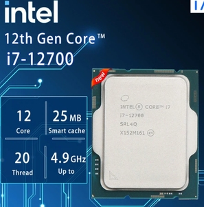 Core i7 12700 işlemci orijinal i3 i5 i7 CPU 10th 11th 12th CPU 10100 10400 12700 işlemci marka masaüstü kullanılan işlemci CPU - Product Image 6