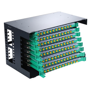 19-inch 6U ST Single Mode ODF <strong>Patch</strong> <strong>Panel</strong>, 96 Core Fully Equipped <strong>with</strong> ST Adapters - Product Image 1