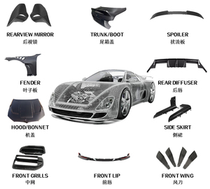Vented Style New Carbon Fiber Front Side Fender Bumper for 2020-2023 <strong>Audi</strong> <strong>A4</strong>/S4 B9.5 - Product Image 5
