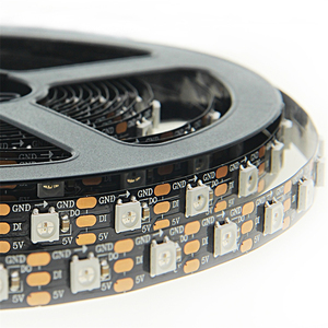 Hızlı kargo 5V WS2812B Led şerit işık 30Leds/m IP20 RGB piksel programlanabilir sihirli adresli LED ışık şerit WS2812B - Product Image 2