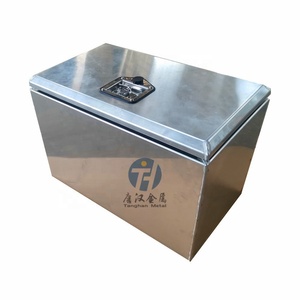 美国流行的铝制工具箱，带丁字锁和卡车工具存放托盘工具箱下的嵌入式/平齐门 - Product Image 1