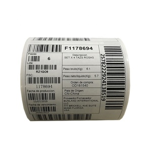 Low MOQ Cheap <strong>Custom</strong> Printing Paper Barcode QR Code Sticker <strong>Label</strong> Printing Shipping <strong>Label</strong> Roll