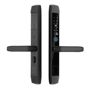 Encrypted IC Card Type-C Emergency Power Built-In Doorbell Semiconductor Fingerprint Recognition Aluminum Door Smart Lock - Product Image 1