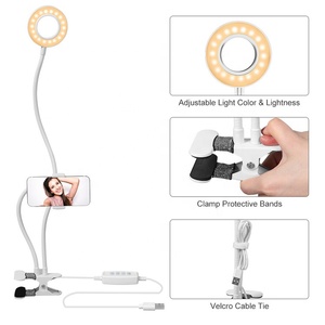 Vòng Đèn Selfie Bán Chạy Nhất 2021 Để Phát Sóng Trực Tiếp Chân Đế Linh Hoạt Đèn Led Phát Trực Tiếp Với Giá Đỡ Điện Thoại Di Động - Product Image 6