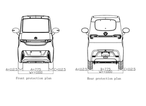 AERA-SQ4 Carro Electrico 4 Wheel 2 Seats Carro Electrico Without License Electric Mini Car with <strong>EEC</strong> Certification JIA JI <strong>Brand</strong>