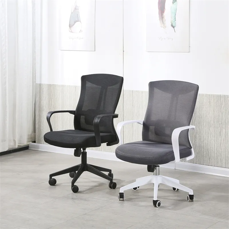 Cina all'ingrosso Scaun de birou mobili per ufficio sedia girevole prezzo base in metallo regolabile in pelle nera sedia da ufficio girevole