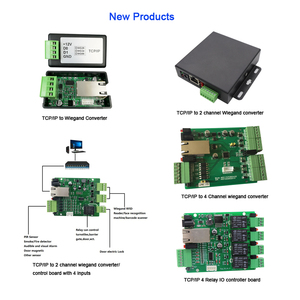 Sistema de Control DE ACCESO biométrico de transmisión bidireccional WG26/34 TCP/IP Ethernet Converter RFID Huella digital OEM Personalización - Product Image 4