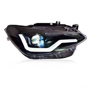 BMW 1 serisi F20 2012-2015 için araba ön ışıkları farlar LED DRL hareketli dönüş sinyal ışıkları LED projektör Lens otomatik montaj - Product Image 4