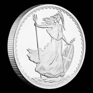 Moneta d'argento commemorativa britannica stile impero e tema regina Souvenir regalo medaglia artigianale - Product Image 2