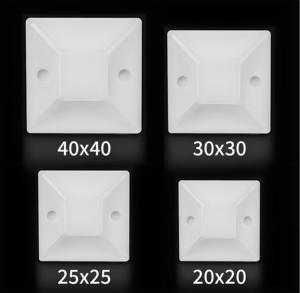 Zip bağları ile kullanım için monte edilebilir 3m kendinden yapışkanlı kablo bağı baz/beşik ile 40X4 0 kablo bağı montaj - Product Image 2