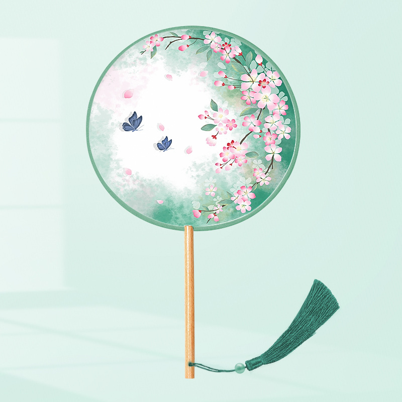 (Soie semi-transparente) Fleur d'amour papillon