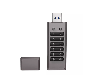 Rosy Gold Metal Pass Code daten gesperrte USB-Speichersticks 32 GB 64 GB 128 GB, USB3.0 hochgeschwindigkeitsverschlüsselte USB-Flash-Disk - Product Image 3