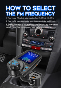 AGETUNR T10D 2023 QC 3.0 Fast Charger <strong>Bluetooth</strong> FM Transmitter Car AUX <strong>Input</strong> AUX <strong>Output</strong> Micro SD Card Dual USB <strong>Bluetooth</strong> Car Kit - Product Image 4