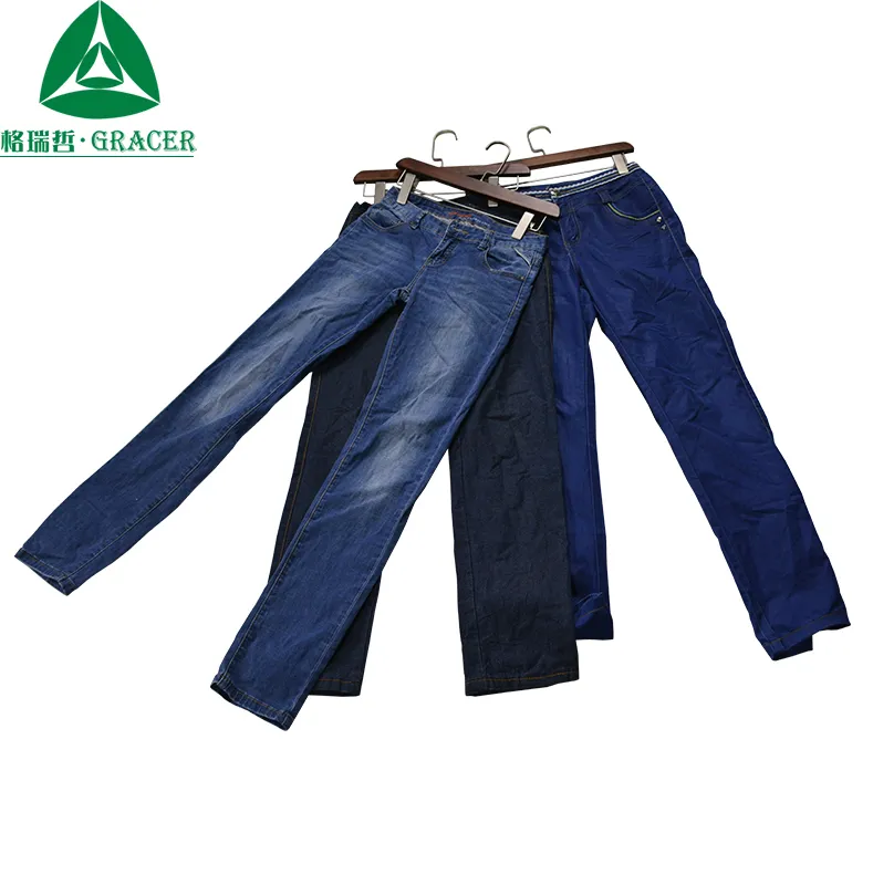 Roupas de segunda mão na índia jeans calças roupas antigas usadas