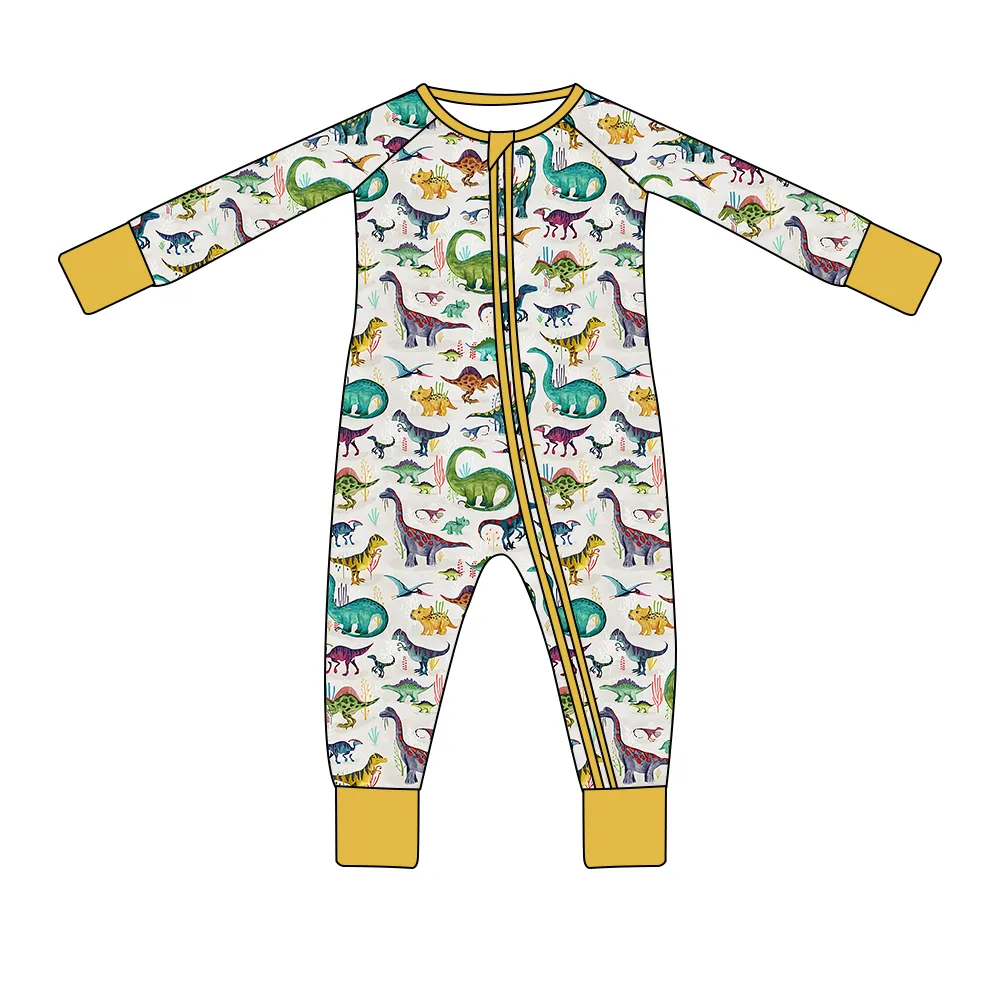 New Children's Clothing Cotton Soft Autumn Long Sleeve Infant Baby Sets Solid Color Sleepwear 1 Pieces Set Kids Clothes