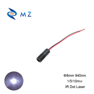 ИК Инфракрасная точка лазерного модуля 905nm 1/5/10 мВт M8mm 3V CW схема модели APC тип привода промышленного класса - Product Image 2