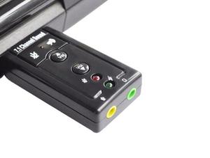 Tarjeta de sonido externa USB Micrófono Altavoz Virtual 7,1 Canal