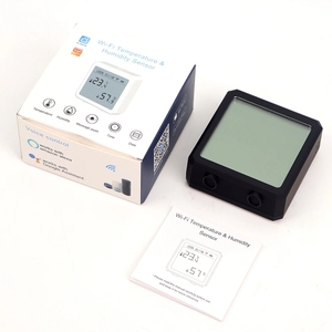 Termómetro digital higrómetro de alta calidad con sensor de temperatura y humedad WiFi, dispositivo de alta calidad, 2 unidades - Product Image 6