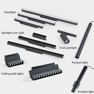 Led Track Light Linear Rail Cob Dimmable 48V <strong>Embedded</strong> Light Magnetic Track Rail Lamp Lighting <strong>System</strong> - Product Image 4
