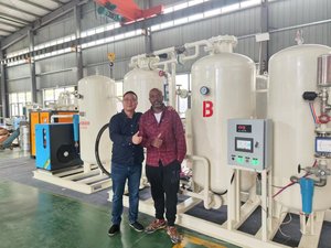 NUZHUO 2025 Alto Eficiente PSA Dispositivo De Produção De Oxigênio 93-95% Pureza Uso Médico Excelente Preço Bomba Compressor De Ar Motor PLC