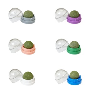 Juguete para lamer gatos Bola de hierba gatera natural Juguete para gatos Pegatina de pared Estilo aguacate Insecto Gall Fruit Cat Snacks Limpieza intestinal limpia - Product Image 6