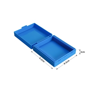 Caja de portaobjetos de microscopio en material PP a prueba de luz para uso en laboratorio con soporte de personalización OEM - Product Image 1