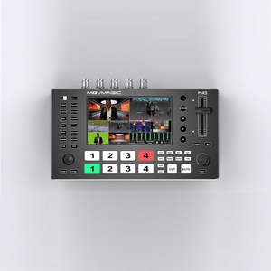 Conmutador mezclador de video en vivo 5CH 4K Mini con entradas 5CH HD MI/SDI, salida dual de control PTZ para transmisión multicámara y videocast - Product Image 1