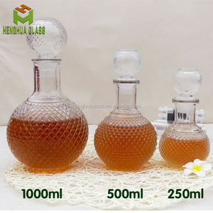 Bán Hot 250Ml 500Ml 1000Ml Rõ Ràng Hình Cầu <span class=keywords><strong>Glass</strong></span> Wine <span class=keywords><strong>Bottle</strong></span> Bóng <span class=keywords><strong>Shape</strong></span> Whiskey Chai Thủy Tinh Decanter Chai Với <span class=keywords><strong>Glass</strong></span> Nắp - Product Image 6