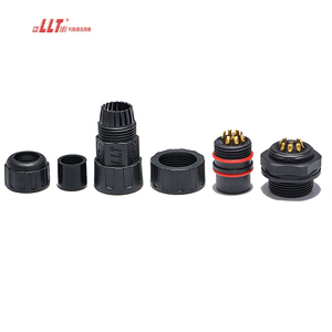 LLT M25 8pin Feminino Painel Impermeável Power Line Connector Aviação <span class=keywords><strong>Plug</strong></span> Bloco <span class=keywords><strong>Terminal</strong></span> para Conexões Elétricas Seguras